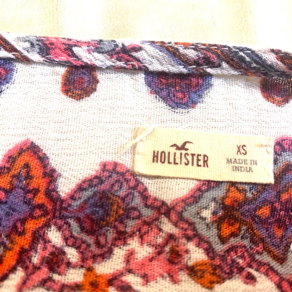 Hollister Bohemian Patterns Long Sleeves Shirt - Picture 5 of 6